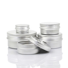 Pot en aluminium, boîte en étain pour crème de beauté (NAL01)